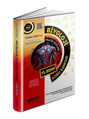 Miray Yayınları 11. Sınıf Biyoloji Konu Özetli Soru Bankası - 1