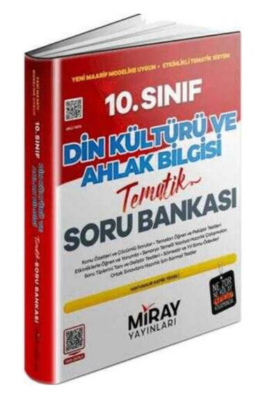 Miray Yayınları 10.Sınıf Din Kültürü ve Ahlak Bilgisi Tematik Soru Bankası - 1