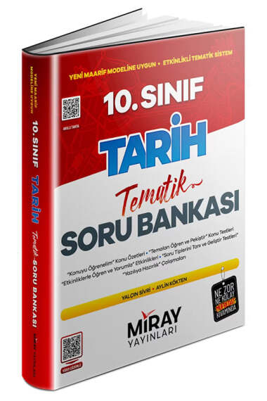 Miray Yayınları 10.Sınıf Tarih Konu Özetli Tematik Soru Bankası - 1