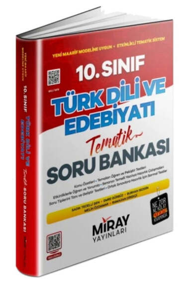 Miray Yayınları 10. Sınıf Türk Dili ve Edebiyatı Konu Özetli Tematik Soru Bankası - 1