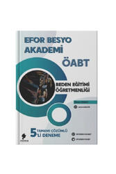 Morena Akademi Yayınları - Morena Akademi Yayınları 2021 ÖABT Beden Eğitimi Öğretmenliği Efor BESYO 5 Deneme Çözümlü