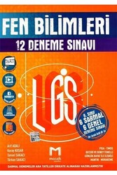 Mozaik Yayınları - ​Mozaik Yayınları 8. Sınıf LGS Fen Bilimleri 12 Deneme Sınavı