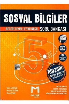 Mozaik Yayınları 5. Sınıf Sosyal Bilgiler Soru Bankası - 1