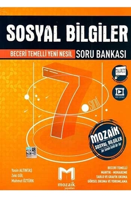 Mozaik Yayınları 7. Sınıf Sosyal Bilgiler Soru Bankası - 1