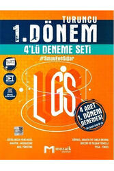 Mozaik Yayınları 8. Sınıf LGS 1. Dönem 4 Lü Deneme Seti Turuncu Video Çözümlü - Mozaik Yayınları
