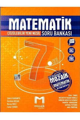 Mozaik Yayınları 7.sınıf Matematik Soru Bankası - 1