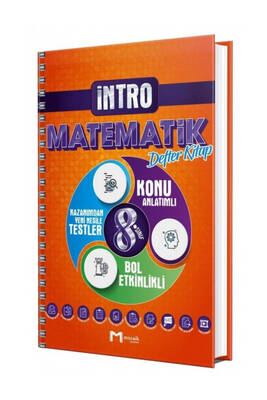Mozaik Yayınları 8. Sınıf Matematik İntro Konu Anlatımlı Defter Kitap - 1