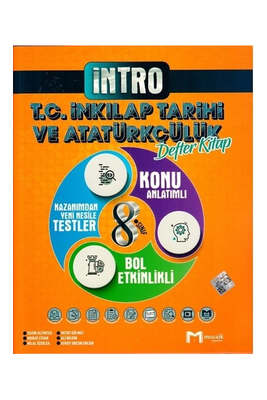 Mozaik Yayınları 8. Sınıf T.C. İnkılap Tarihi ve Atatürkçülük Defter Kitap - 1