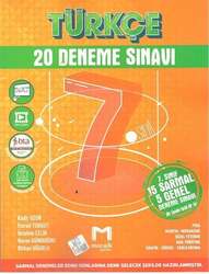 Mozaik Yayınları - Mozaik Yayınları 7. Sınıf Türkçe 20 li Deneme