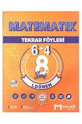 Mozaik Yayınları - Mozaik Yayınları 8. Sınıf Matematik 6 + 1 Tekrar Föyleri Özel Baskı