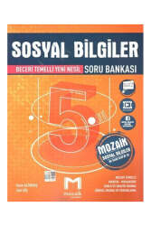 Mozaik Yayınları 5.Sınıf Sosyal Bilgiler Soru Bankası - Mozaik Yayınları