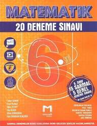 Mozaik Yayınları - Mozaik Yayınları 6. Sınıf Matematik 20 li Deneme