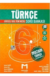 Mozaik Yayınları - Mozaik Yayınları 6. Sınıf Türkçe Soru Bankası