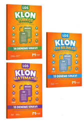 Mozaik Yayınları 8.Sınıf LGS Türkçe-Matematik-Fen Bilimleri Klon Deneme Seti - Mozaik Yayınları