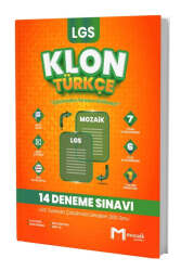 Mozaik Yayınları 8. Sınıf LGS Türkçe Klon 14 Deneme - Mozaik Yayınları