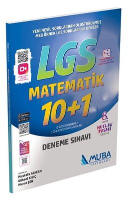 Muba Yayınları 8. Sınıf LGS Matematik 10+1 Deneme Sınavı - 1
