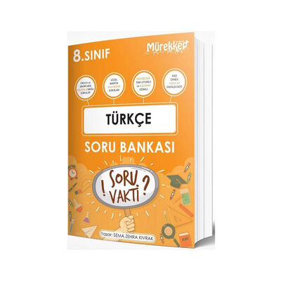Mürekkep Yayınları 8. Sınıf Türkçe Soru Bankası - 1