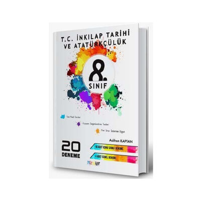 Mürekkep Yayınları 8. Sınıf T. C. İnkılap Tarihi ve Atatürkçülük 20 Deneme - 1
