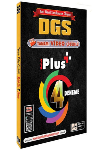 Mutlak Değer Yayınları DGS Mutlak Plus Video Çözümlü 4 Deneme