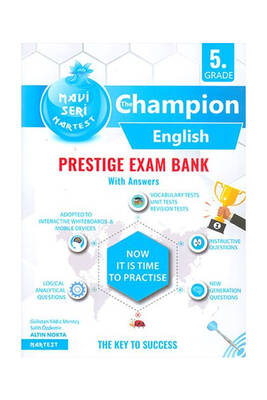 Nartest Yayınları 5.Sınıf İngilizce Prestige Exam Bank Mavi Seri - 1