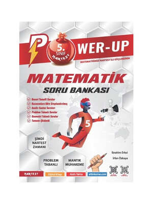 Nartest Yayınları 5. Sınıf Power-Up Matematik Soru Bankası - 1