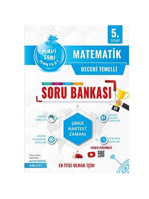 Nartest Yayınları 5. Sınıf Mavi Matematik Soru Bankası - 1