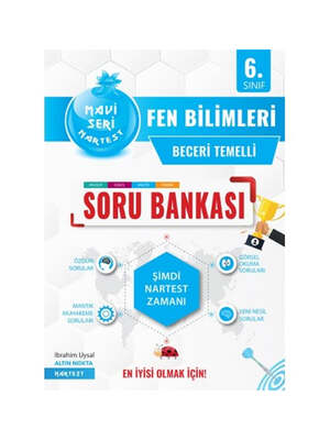 Nartest Yayınları 6. Sınıf Mavi Fen Bilimleri Soru Bankası - 1