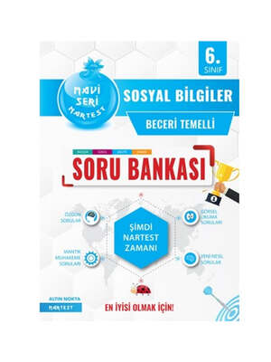 Nartest Yayınları 6. Sınıf Mavi Sosyal Bilgiler Soru Bankası - 1
