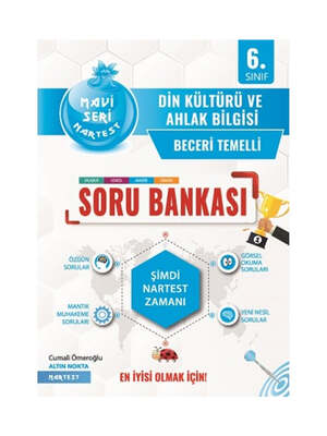 Nartest Yayınları 6. Sınıf Mavi Din Kültürü Soru Bankası - 1