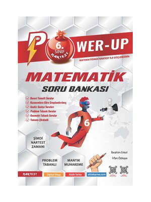 Nartest Yayınları 6. Sınıf Power-Up Matematik Soru Bankası - 1