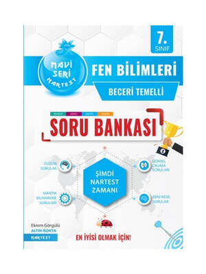 Nartest Yayınları 7. Sınıf Mavi Fen Bilimleri Soru Bankası - 1