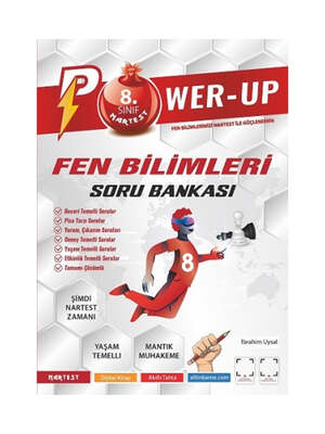 Nartest Yayınları 8. Sınıf Power-Up Fen Bilimleri Soru Bankası - 1