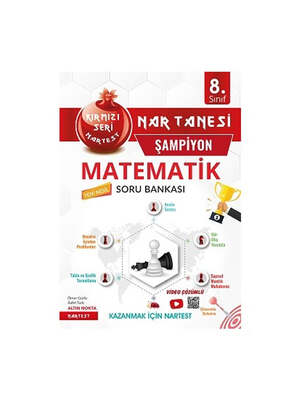 Nartest Yayınları 8. Sınıf Kırmızı Nar Tanesi Şampiyon Matematik Soru Bankası Altın Sorular - 1