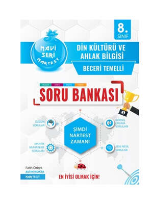 Nartest Yayınları 8. Sınıf Mavi Din Kültürü Soru Bankası - 1