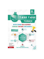 Nartest Yayınları - Nartest Yayınları 8. Sınıf Yeşil Tane Tane Türkçe Soru Bankası