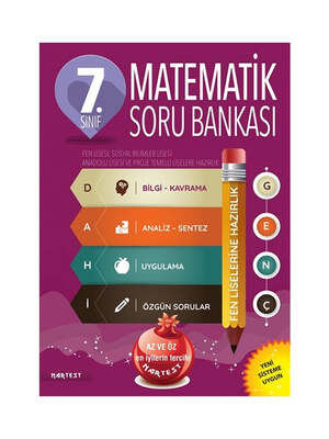 Nartest Yayınları 7. Sınıf Dahi Genç Matematik Soru Bankası - 1