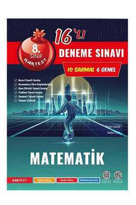 Nartest Yayınları 8.Sınıf Mod Matematik 16 Deneme - 1
