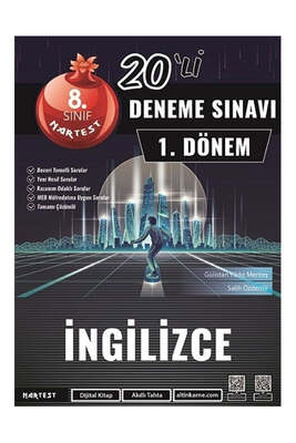 Nartest Yayınları 8. Sınıf İngilizce 1. Dönem Mod 20 Deneme - 1