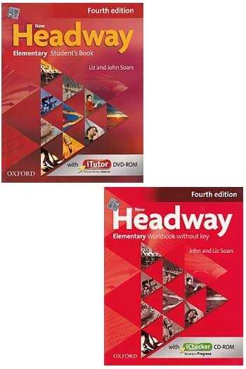 New Headway Elementary Students Book + Workbook Without Key