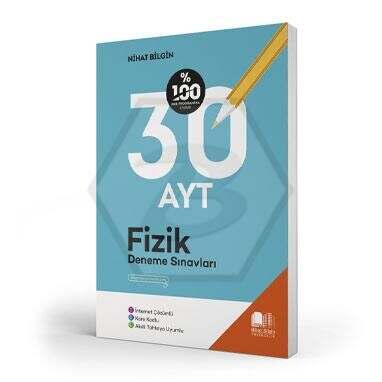 Nihat Bilgin Yayınları AYT Fizik 30 Deneme - 1