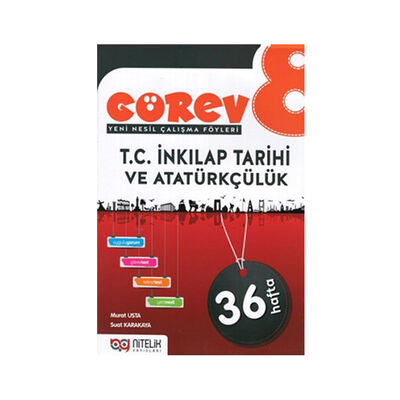 Nitelik Yayınları 8.Sınıf Görev T. C. İnkılap Tarihi ve Atatürkçülük Yeni Nesil Çalışma Föyleri - 1