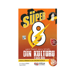 Nitelik Yayınları 8. Sınıf Süper Din Kültürü ve Ahlak Bilgisi Yeni Nesil Soru Kitabı - Nitelik Yayınları
