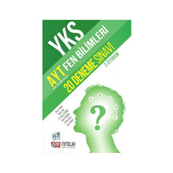 Nitelik Yayınları AYT Fen Bilimleri 20 Deneme Sınavı - Nitelik Yayınları