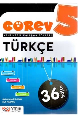 Nitelik Yayınları 5. Sınıf Türkçe Görev Yeni Nesil Çalışma Föyleri - 1