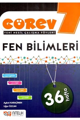 Nitelik Yayınları 7. Sınıf Fen Bilimleri Görev Yeni Nesil Çalışma Föyleri - 1