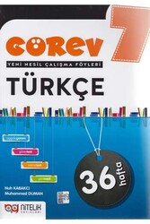 Nitelik Yayınları - Nitelik Yayınları 7. Sınıf Türkçe Görev Yeni Nesil Çalışma Föyleri