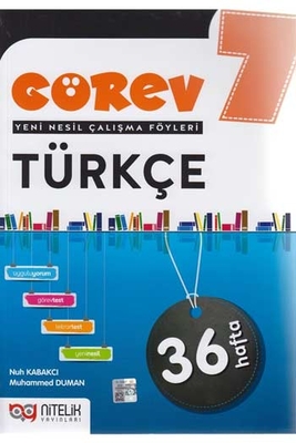 Nitelik Yayınları 7. Sınıf Türkçe Görev Yeni Nesil Çalışma Föyleri - 1