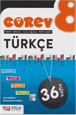 Nitelik Yayınları 8. Sınıf Türkçe Görev Yeni Nesil Çalışma Föyleri - 1