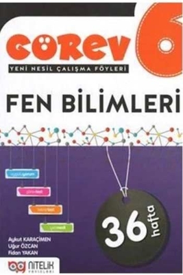 Nitelik Yayınları 6. Sınıf Fen Bilimleri Görev Yeni Nesil Çalışma Föyleri - 1