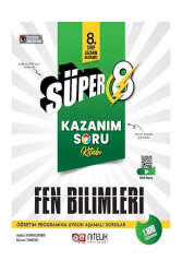 Nitelik Yayınları 8.Sınıf Süper Fen Bilimleri Kazanım Soru Kitabı - Nitelik Yayınları